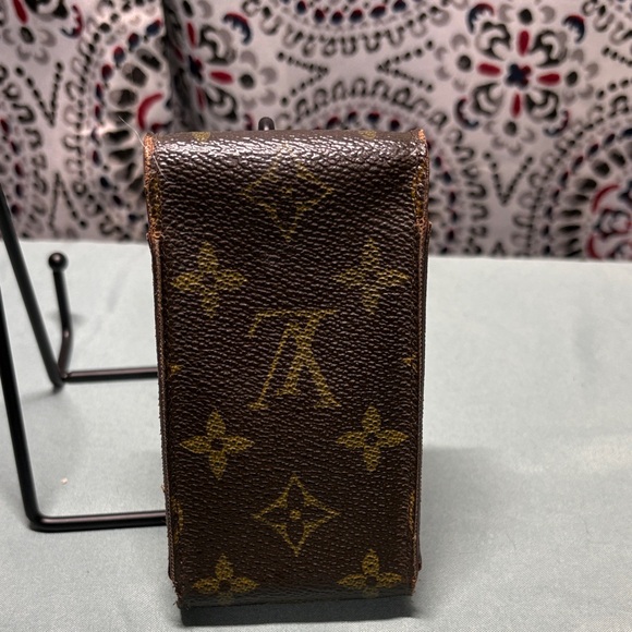 Louis Vuitton Monogram Canvas Etui Cigarette Case Brown M63024 Authentic GUC - Picture 2 of 9